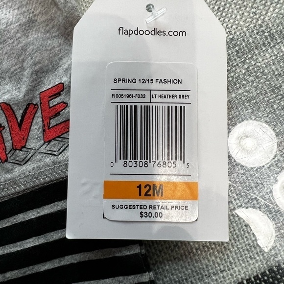NWT-FLAPDOODLES Baby Boy Top - Picture 2 of 5